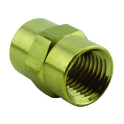 HEX COUPLING 1/4"x3/8"FNPT (2PK)