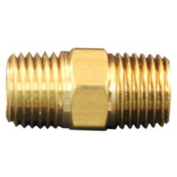 HEX NIPPLE 1/4" MNPT (2/PK)