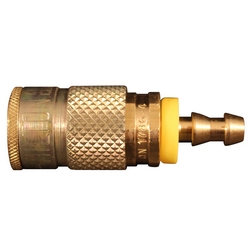 COUPLER 1/4"x1/4" BARB T-STYLE