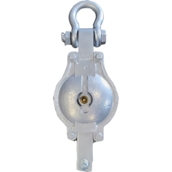 SINGLE BLOCK GALV 8"