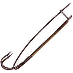 LIVER HOOK W/SAFETY PIN #6 10/BX