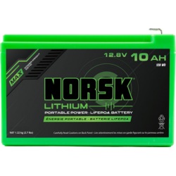 LIFEPO4 BATT 12V 10AH W/CHARGR