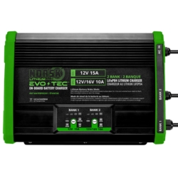 CHARGER 12V 15A + 12/16V 10A 2B