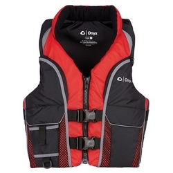 ADULT SELECT VEST RED/BLACK 3X