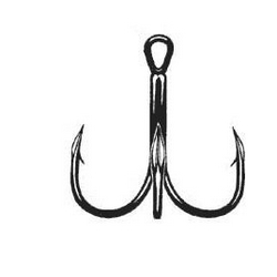ST41 TREBLE HOOKS 1 (6/PK)