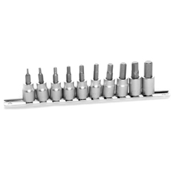 HEX BIT SOCKET SET SAE (10/PC)