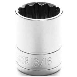 SOCKET SAE 1/2"DR 12PT 13/16"