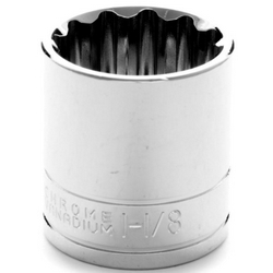 SOCKET SAE 1/2"DR 12PT 1-1/8"