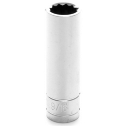 DEEP SOCKET 1/2"DR 12PT 9/16"