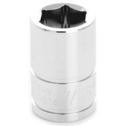 SOCKET SAE 3/8"DR 6PT 7/16"