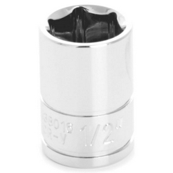 SOCKET SAE 3/8"DR 6PT 1/2"