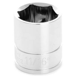 SOCKET SAE 3/8"DR 6PT 11/16"