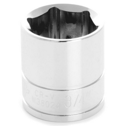 SOCKET SAE 3/8"DR 6PT 3/4"