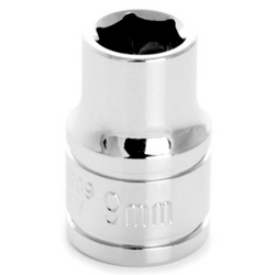 SOCKET METRIC 3/8"DR 6PT 9MM