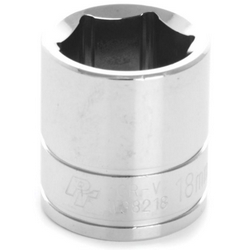 SOCKET METRIC 3/8"DR 6PT 18MM
