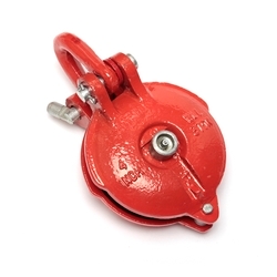 WIRE ROPE SNATCH BLOCK RD 4" (D)