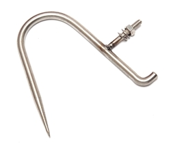 GAFF HOOK SS WITH STUD (6MM)