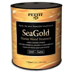 SEA GOLD SATIN WOOD TREAT QT (D)