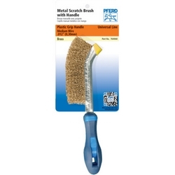 PLASTIC HANDLE SCRATCH BRUSH BRS