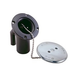 VENTED DECK FILL GAS ANGLED CHR