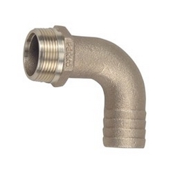 PIPE-TO-HOSE ADAPTER 90D 3/4"