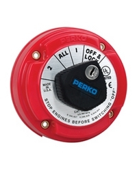 BATTERY SELECTOR SWITCH W/KEY LK