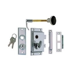 RIM LOCK SET W/ FLUSH STRIKE