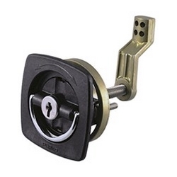 FLUSH LOCK & LATCH W/STRIKE BK