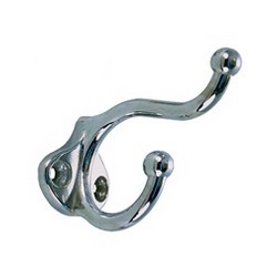 UTILITY HOOK CHROME 2"