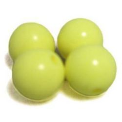 ROUND BEADS SOLID CHAR #10 12/PK