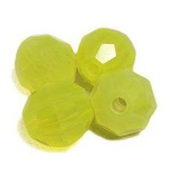 FACETED BEADS HAZY CHAR #6 70/PK