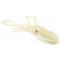 TWIN TAIL SQUID NAT/GLW 4.5" 3PK