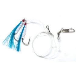SHRIMP FLY BLUE/WHITE 7/0 HOOK