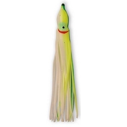 S.R. SQUID WH/YL GR STRIPE 9.5"