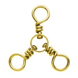 3-WAY SWIVELS BRASS