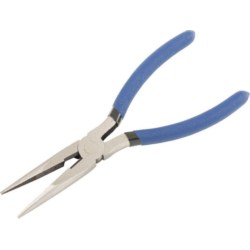 PLIERS LONG NOSE HCARB 8"