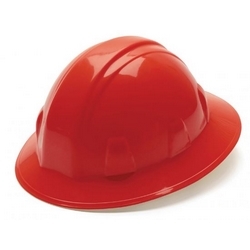 FULL BRIM HARD HAT RED