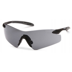 INTREPID2 SAFETY GLASSES BLK/GRY