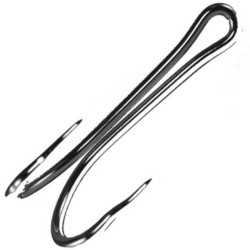 SS BARBLESS DOUBLE HOOKS 41DEG