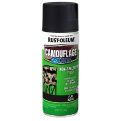 SPRAY PAINT BLACK CAMO 12oz