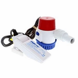 BILGE PUMP W/SWITCH 500GPH 12V
