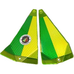 FLASHER GREEN BLADE KELLY 8"