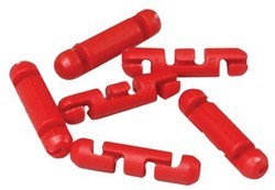 AUTO-STOP BEADS RED (6/PK)