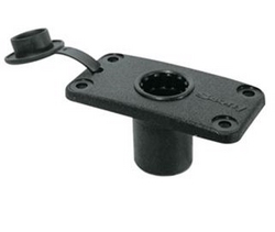 FLUSH DECK MOUNT RECTANGULAR BLK