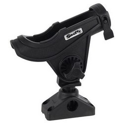 BAITCASTER/SPIN ROD HOLDER BLK