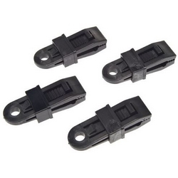 TARP CLIPS DISPLAY BUCKET BLACK
