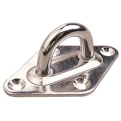 DIAMOND EYE PLATE SS 1/2"