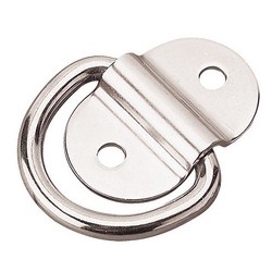 FOLDING D-RING PAD EYE SS 2-5/8"