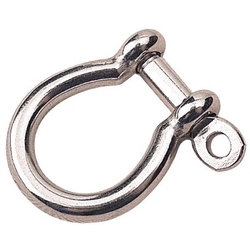 SCREW PIN SHACKLE SS 3/16"