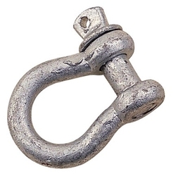 SCREW PIN ANCH SHACKLE GALV 3/8